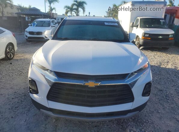 3GNKBDRS3MS510251 2021 CHEVROLET BLAZER Белый Вид сзади