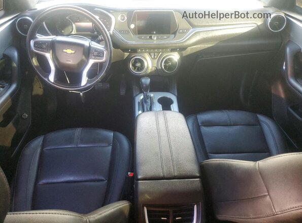 3GNKBDRS3MS510251 2021 CHEVROLET BLAZER Белый Вид щитка приборов