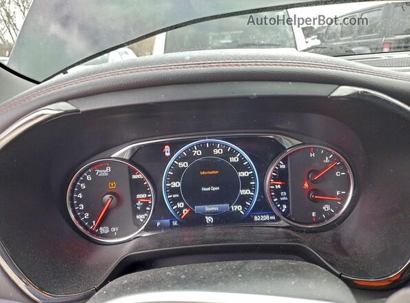3GNKBERS2MS564470 2021 CHEVROLET BLAZER Черный Вид щитка приборов