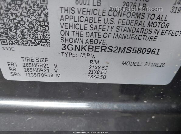 3GNKBERS2MS580961 2021 CHEVROLET BLAZER Черный Вид подкапотного пространства