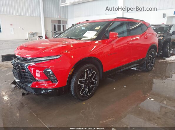 3GNKBERS7PS150203 2023 CHEVROLET BLAZER Красный Передняя левая четверть