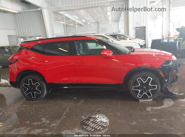 3GNKBERS7PS150203 2023 CHEVROLET BLAZER Красный Панорамный вид салона 360°