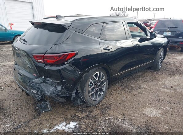 3GNKBERSXSS144873 2025 CHEVROLET BLAZER Черный Задняя правая четверть