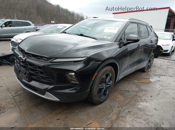 3GNKBHR42PS222802 2023 CHEVROLET BLAZER Black Przód lewy