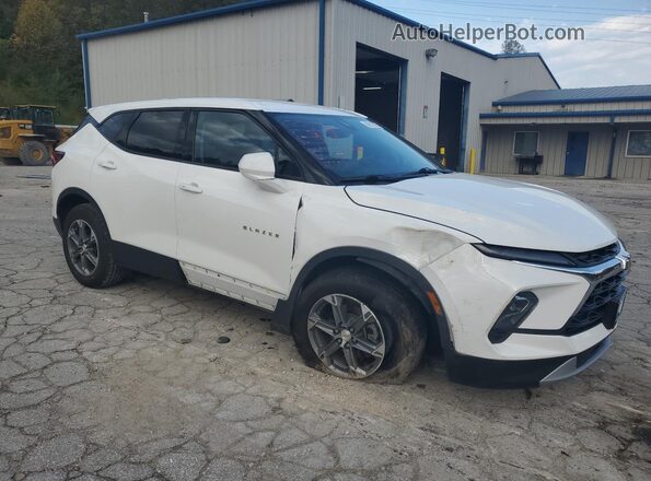 3GNKBHR46PS221734 2023 CHEVROLET BLAZER Белый Передняя правая четверть