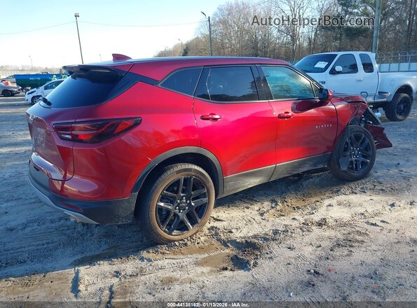 3GNKBHR47PS129371 2023 CHEVROLET BLAZER Красный Задняя правая четверть