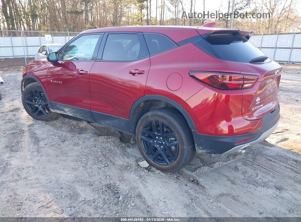 3GNKBHR47PS129371 2023 CHEVROLET BLAZER Красный Задняя левая четверть