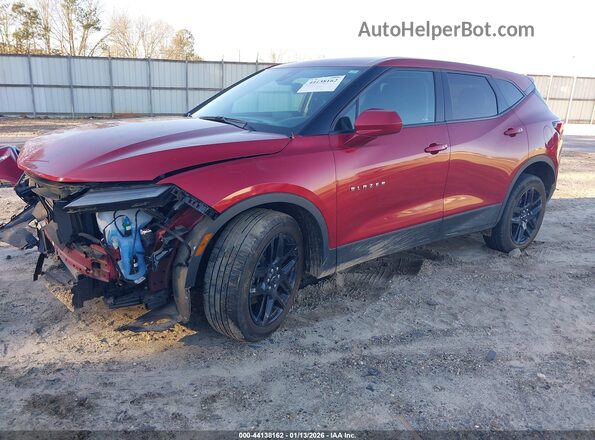 3GNKBHR47PS129371 2023 CHEVROLET BLAZER Красный Передняя левая четверть