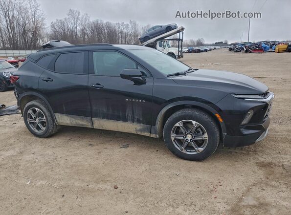 3GNKBHR48PS227096 2023 CHEVROLET BLAZER Черный Передняя правая четверть