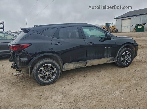 3GNKBHR48PS227096 2023 CHEVROLET BLAZER Черный Задняя правая четверть
