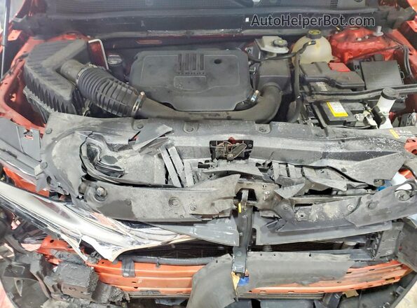 3GNKBHR4XMS568995 2021 CHEVROLET BLAZER Оранжевый Вид подкапотного пространства