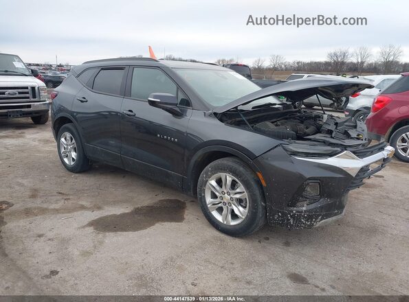 3GNKBHR4XNS189027 2022 CHEVROLET BLAZER Черный Передняя правая четверть