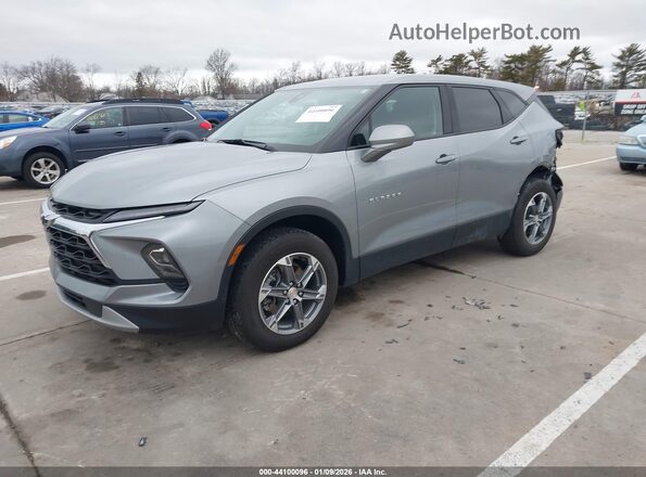 3GNKBHR4XPS179505 2023 CHEVROLET BLAZER Синий Передняя левая четверть