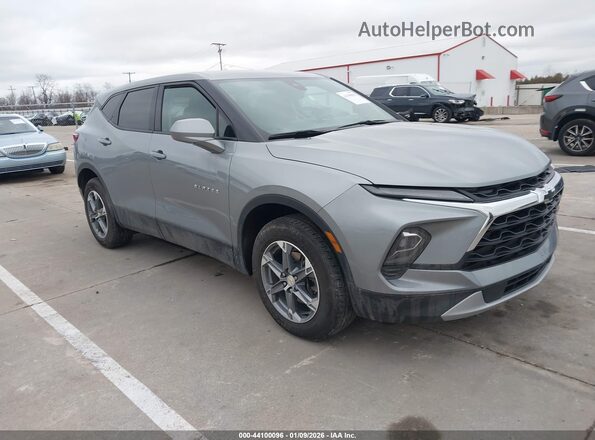 3GNKBHR4XPS179505 2023 CHEVROLET BLAZER Синий Передняя правая четверть