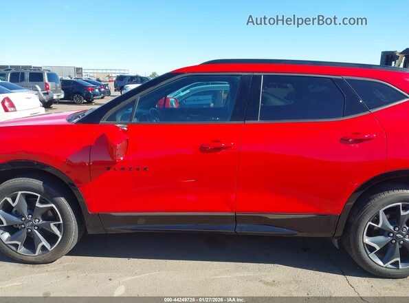 3GNKBJRS6KS689820 2019 CHEVROLET BLAZER Красный Панорамный вид салона 360°