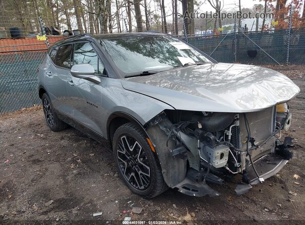 3GNKBKRS6PS178914 2023 CHEVROLET BLAZER Серый Передняя правая четверть