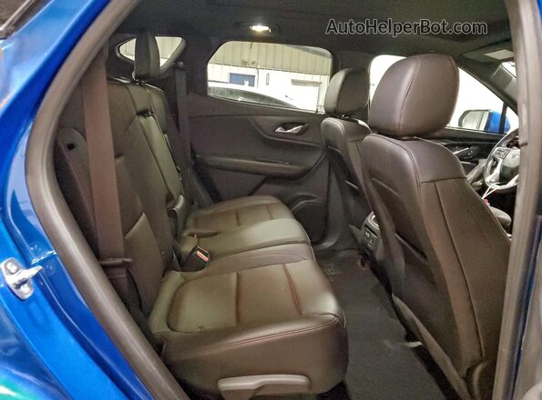 3GNKBKRS8MS540592 2021 CHEVROLET BLAZER Blue Widok wnętrza z tyłu