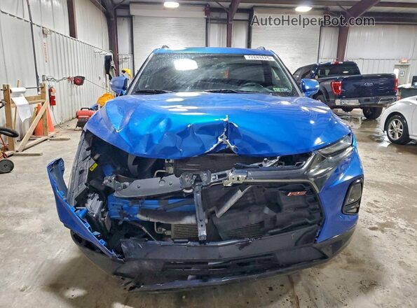 3GNKBKRS8MS540592 2021 CHEVROLET BLAZER Blue Widok z przodu