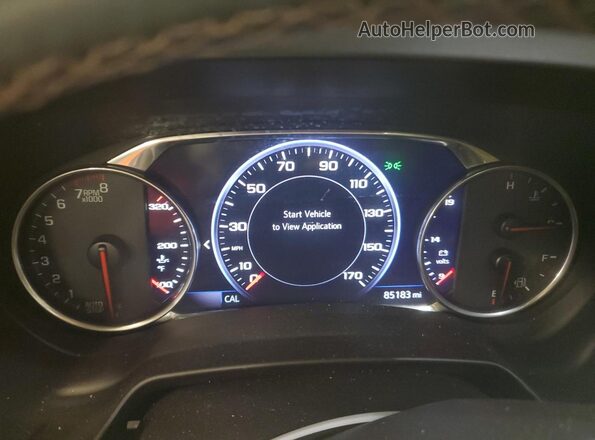 3GNKBKRS9KS597316 2019 CHEVROLET BLAZER Белый Вид щитка приборов