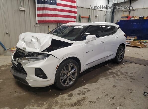 3GNKBKRS9KS597316 2019 CHEVROLET BLAZER Белый Передняя левая четверть