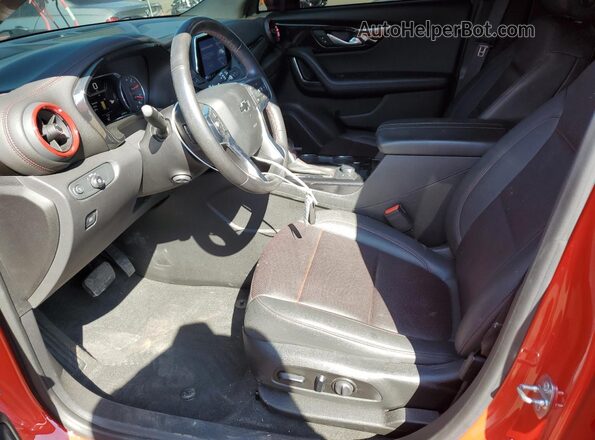 3GNKBKRSXMS531182 2021 CHEVROLET BLAZER Red Front interior view