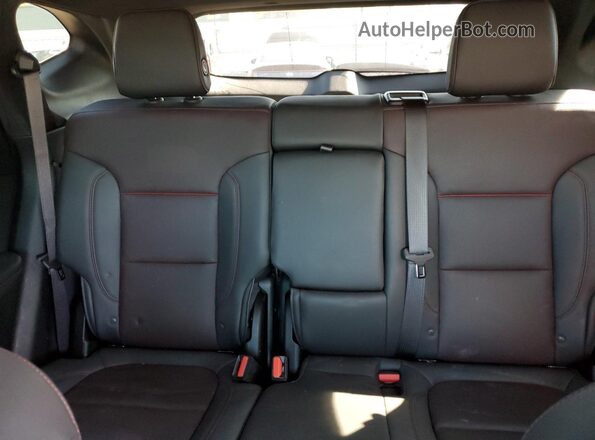 3GNKBKRSXMS531182 2021 CHEVROLET BLAZER Red Rear seats view