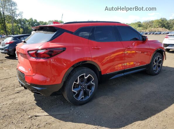 3GNKBKRSXMS531182 2021 CHEVROLET BLAZER Red Rear right