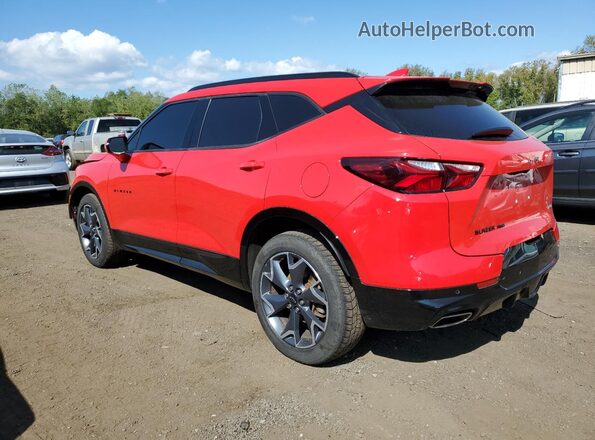 3GNKBKRSXMS531182 2021 CHEVROLET BLAZER Red Rear left