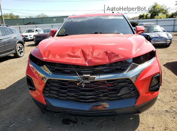 3GNKBKRSXMS531182 2021 CHEVROLET BLAZER Red Front view