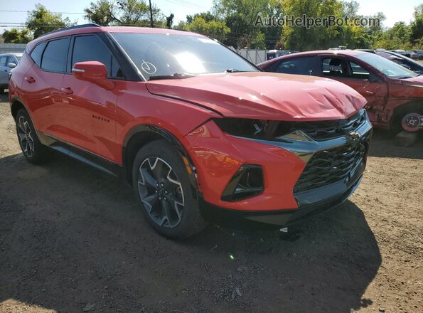 3GNKBKRSXMS531182 2021 CHEVROLET BLAZER Red Front right