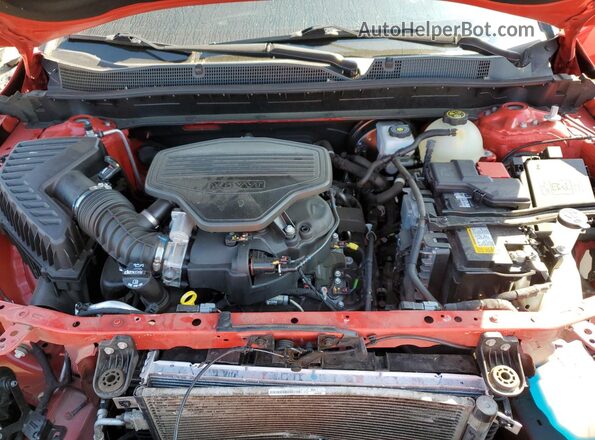 3GNKBKRSXMS531182 2021 CHEVROLET BLAZER Red Engine compartment view
