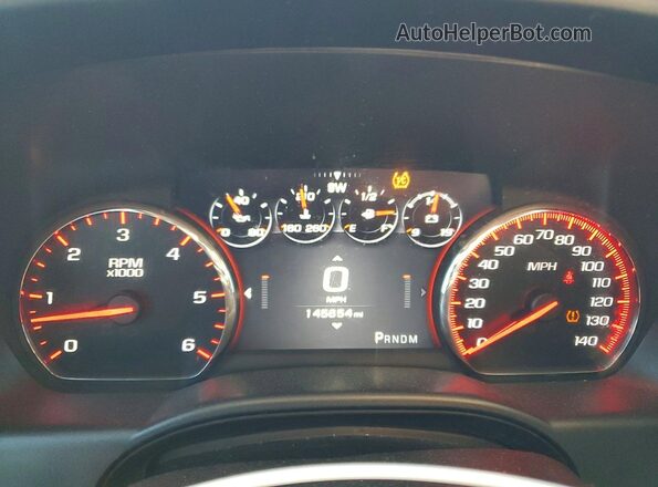 3GTU2NEC3GG323508 2016 GMC SIERRA Black Вид щитка приладів