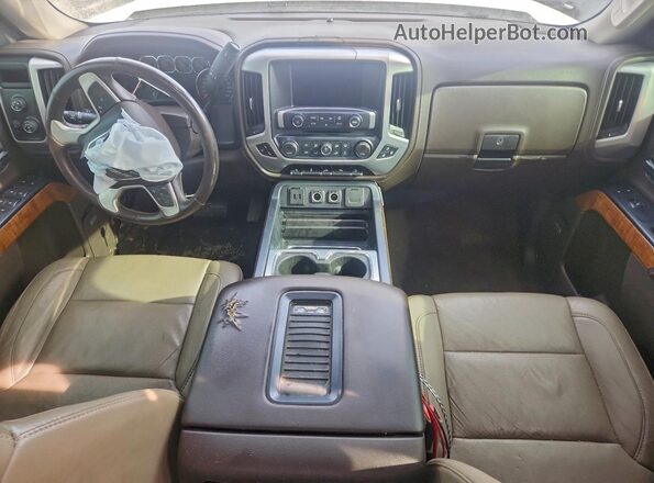 3GTU2NEC5GG193960 2016 GMC SIERRA Белый Вид панели приборов