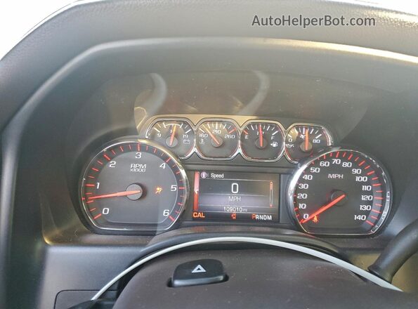3GTU2NEC5GG193960 2016 GMC SIERRA Белый Вид щитка приборов