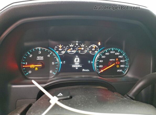 3GTU2PEJ5HG240965 2017 GMC SIERRA Черный Вид щитка приборов