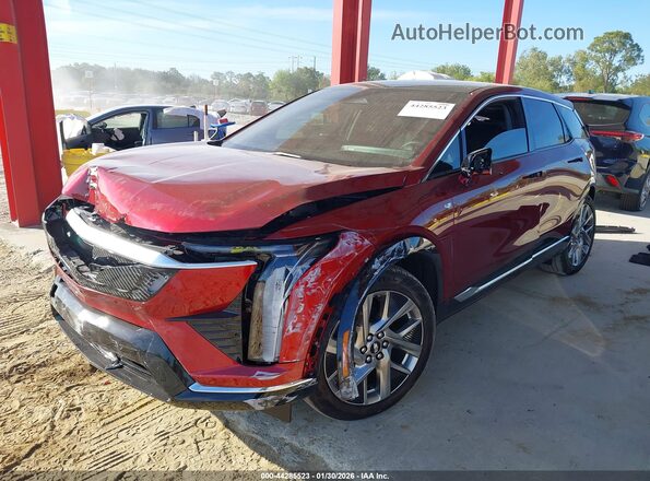 3GYK3DMR9SS190998 2025 CADILLAC OPTIQ Красный Передняя левая четверть