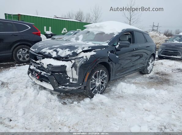 3GYK3EMR2SS259388 2025 CADILLAC OPTIQ Черный Передняя левая четверть