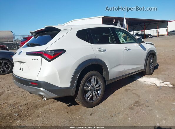 3HDSA1H30SM707124 2025 ACURA ADX Белый Задняя правая четверть