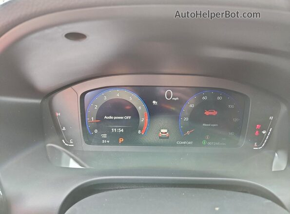 3HDSA2H70SM710629 2025 ACURA ADX Серый Вид щитка приборов