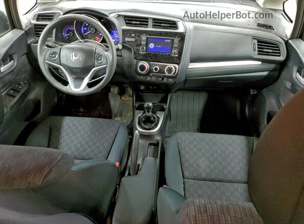 3HGGK5G55HM700159 2017 HONDA FIT Черный Вид панели приборов