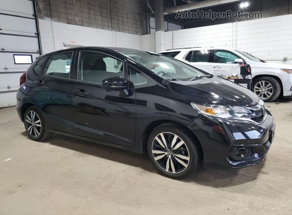 3HGGK5H87JM732058 2018 HONDA FIT Черный Передняя правая четверть
