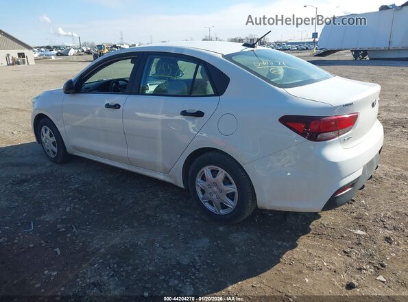 3KPA24AB4JE045571 2018 KIA RIO Белый Задняя левая четверть