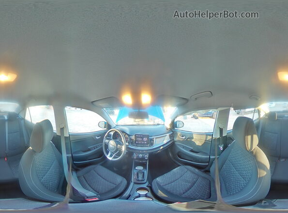 3KPA24AD2NE504376 2022 KIA RIO Синий Вид наклейки с VIN-кодом