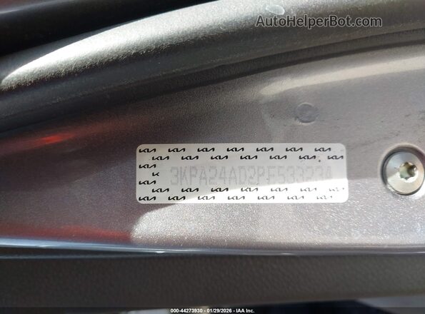 3KPA24AD2PE533234 2023 KIA RIO Gray Вид підкапотного простору