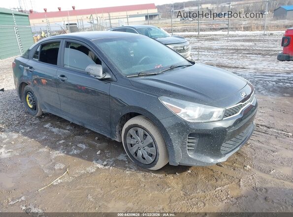 3KPA24AD4LE335541 2020 KIA RIO Черный Передняя правая четверть