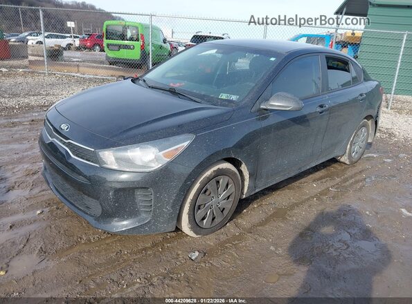 3KPA24AD4LE335541 2020 KIA RIO Черный Передняя левая четверть