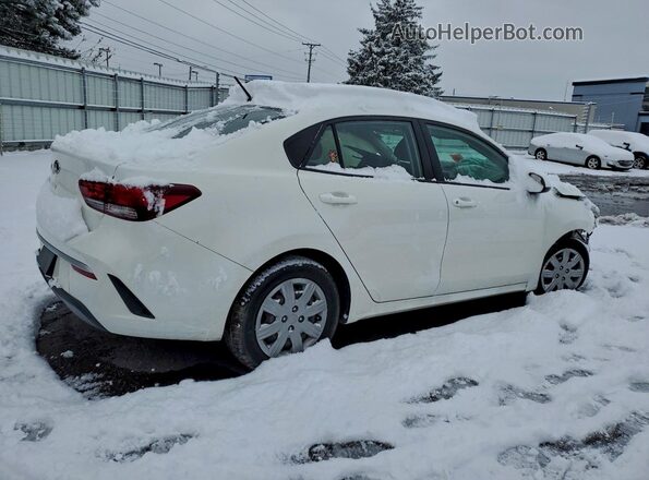 3KPA24AD4ME382134 2021 KIA RIO Белый Задняя правая четверть