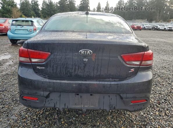3KPA24AD5LE358763 2020 KIA RIO Black Widok z tyłu