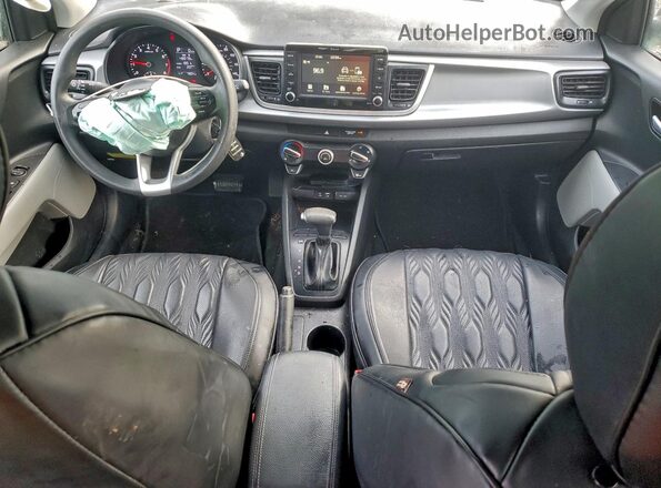 3KPA24AD5LE358763 2020 KIA RIO Black Widok deski rozdzielczej