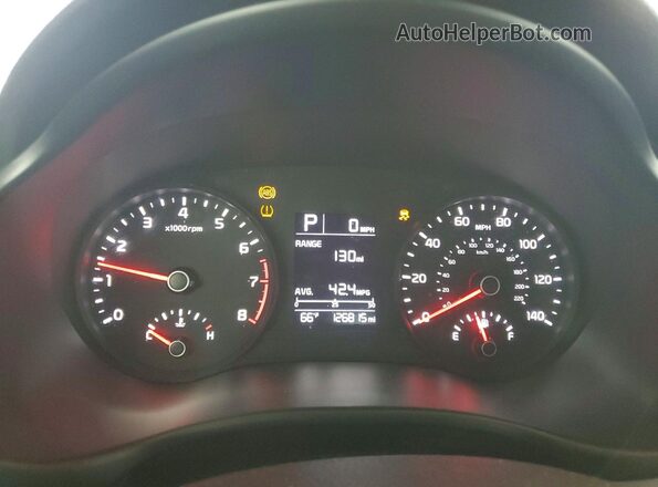 3KPA24AD5ME379677 2021 KIA RIO Серый Вид щитка приборов
